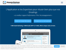 Tablet Screenshot of message-business.com